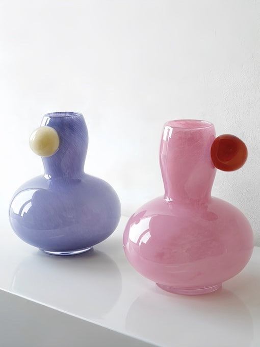 Jelly Bean Bud Vase - Whimsical Dopamine Centerpiece Vase