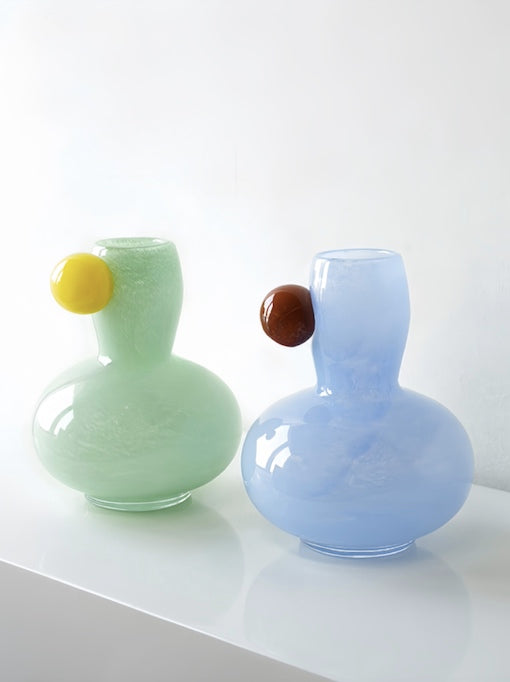 Jelly Bean Bud Vase - Whimsical Dopamine Centerpiece Vase