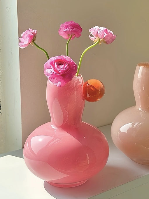 Jelly Bean Bud Vase - Whimsical Dopamine Centerpiece Vase