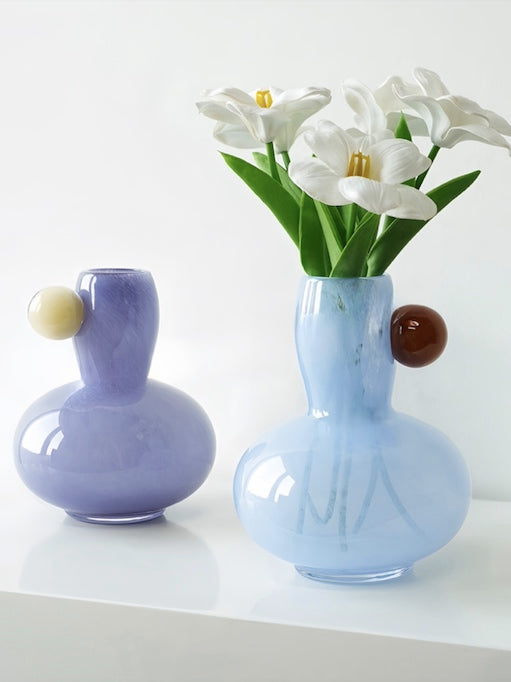 Jelly Bean Bud Vase - Whimsical Dopamine Centerpiece Vase