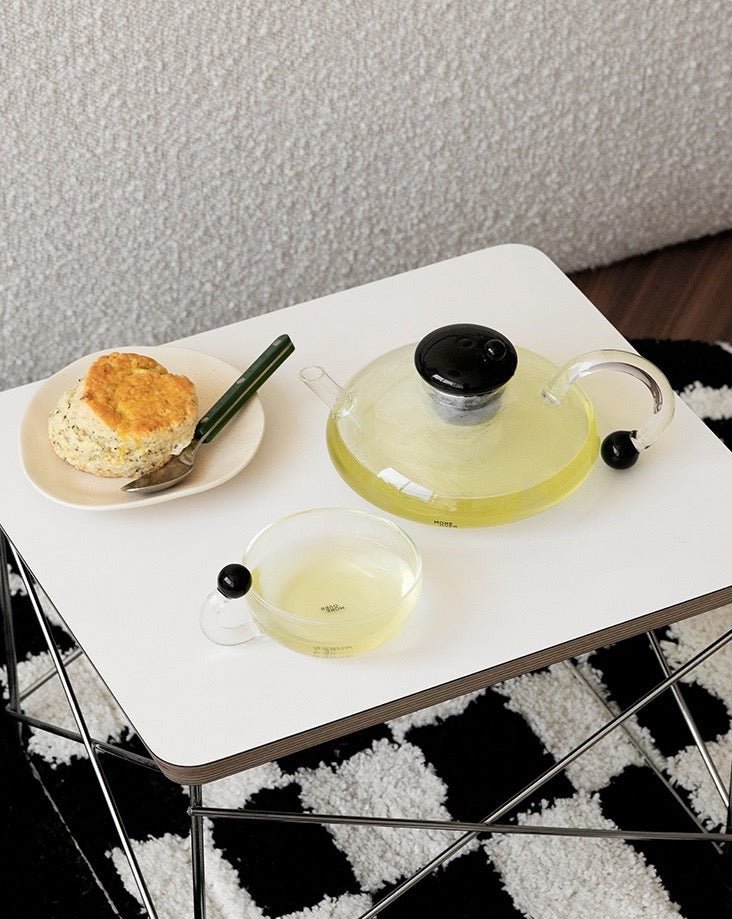 Nordic Style Vintage Glass Tea Set ( 1 Tea Kettle with Loose Leaf)