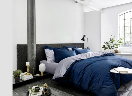 The Luxor Collection | Blue & Dove Grey - King