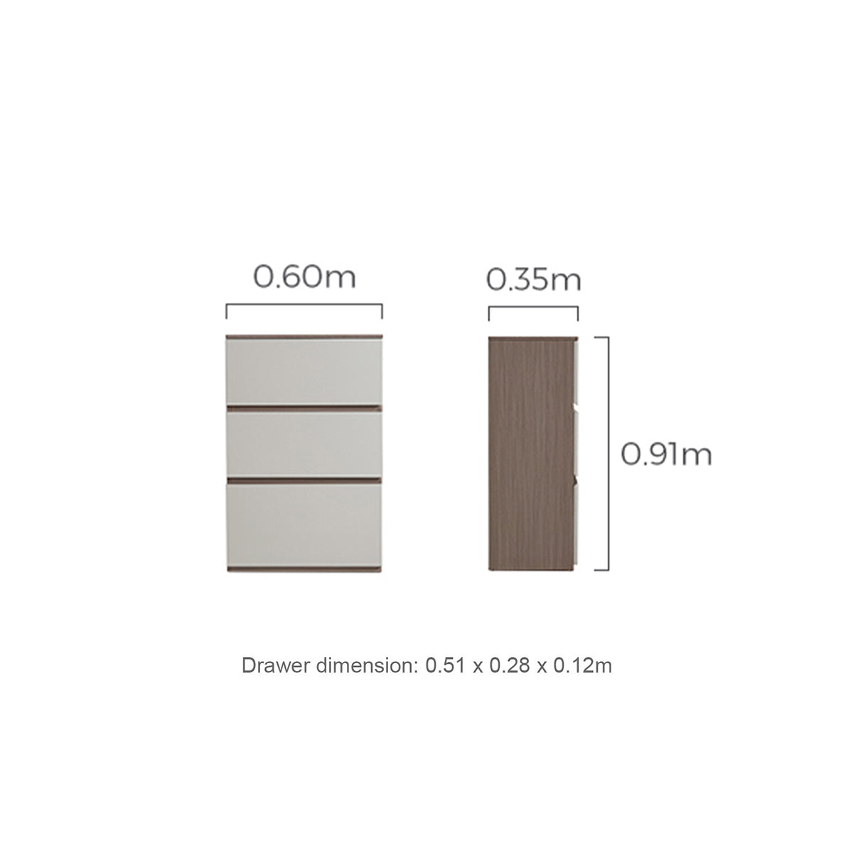 Cappuccino Taupe Chest Drawers-3