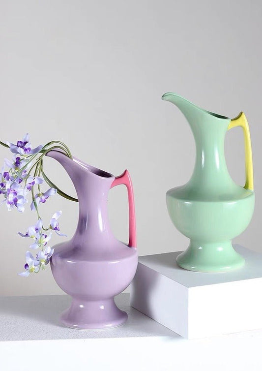 Handmade Medieval Style Ceramic Decorative Flower Vase