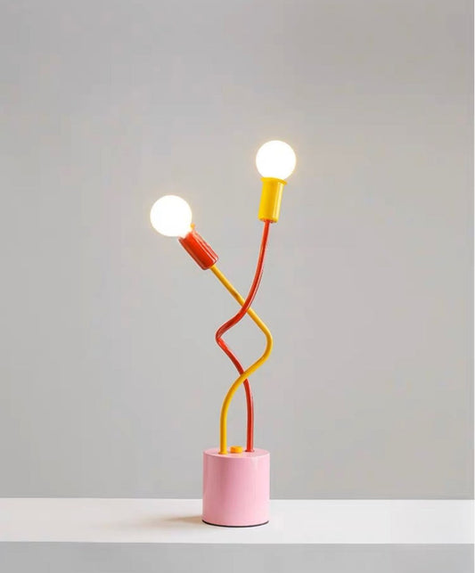 Whimsical Eclectic Memphis Cute Whimsical Sprout Table Lamp