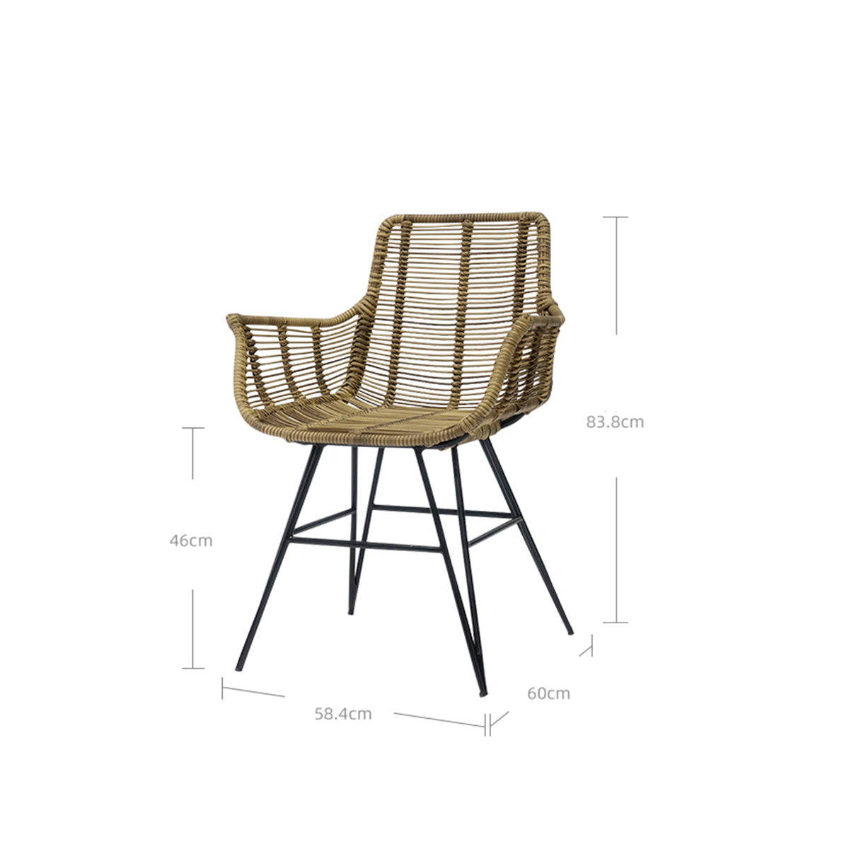 Nicara Rattan Armchair-2