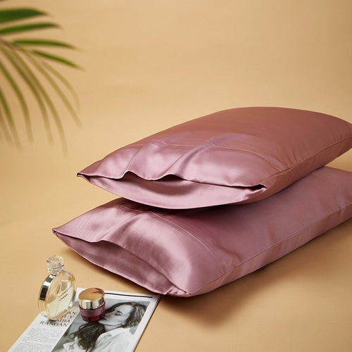 Silky Gift Box: 6A Grade 100% Organic Mulberry Silk Pillowcase Set