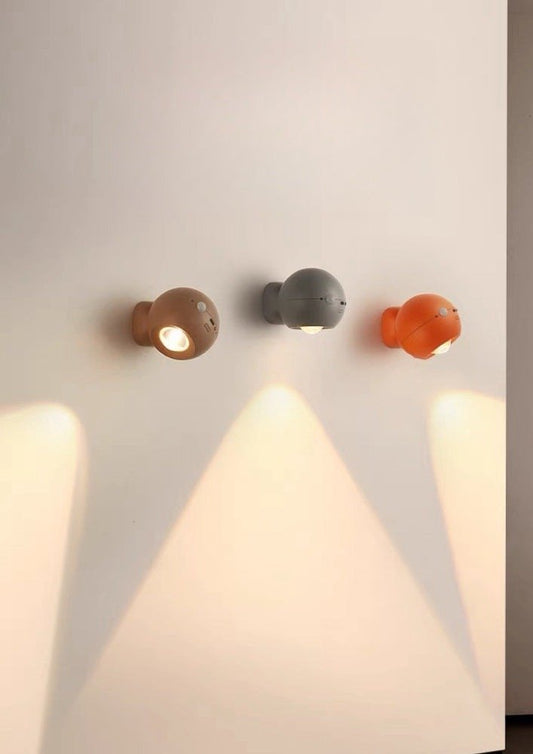 Space Age Motion Sensor Night Light: Punch-free Wall Accent Lighting