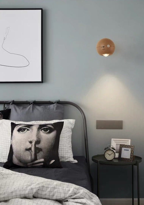 Space Age Motion Sensor Night Light: Punch-free Wall Accent Lighting