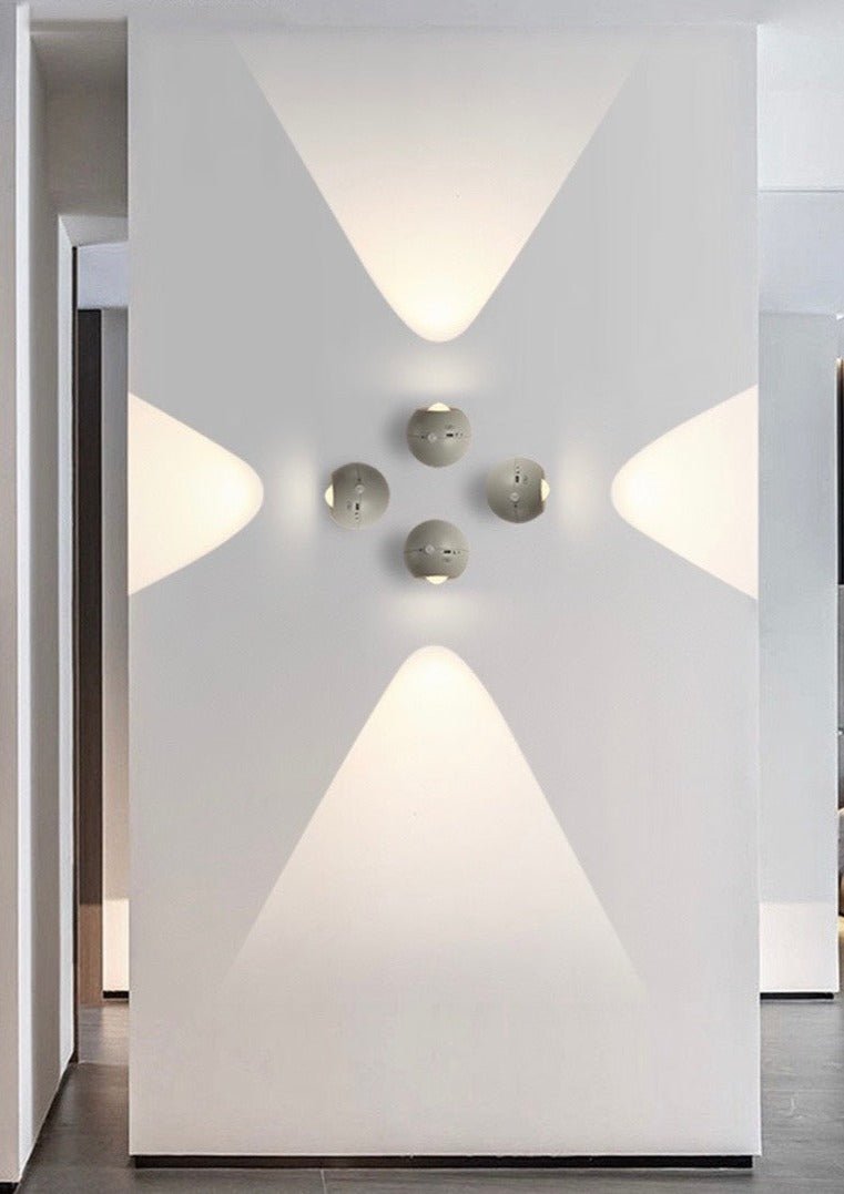 Space Age Motion Sensor Night Light: Punch-free Wall Accent Lighting